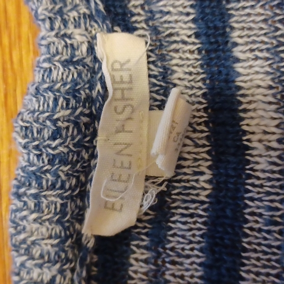 Eileen Fisher Teal Blue Peplum Cardigan Women's S - Picture 15 of 16